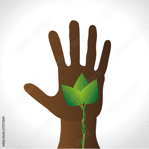 Ecology design, vector illustration.