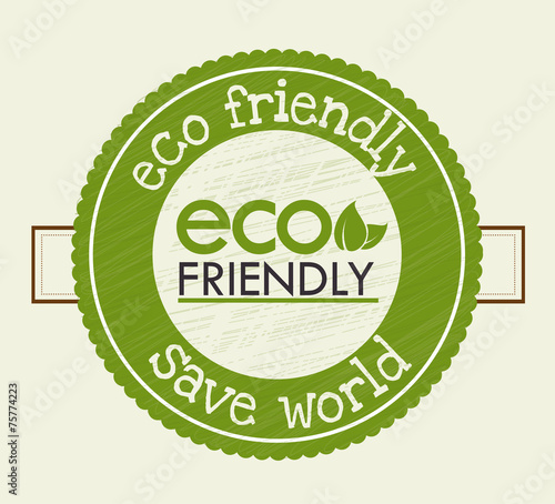 Ecology design, vector illustration.