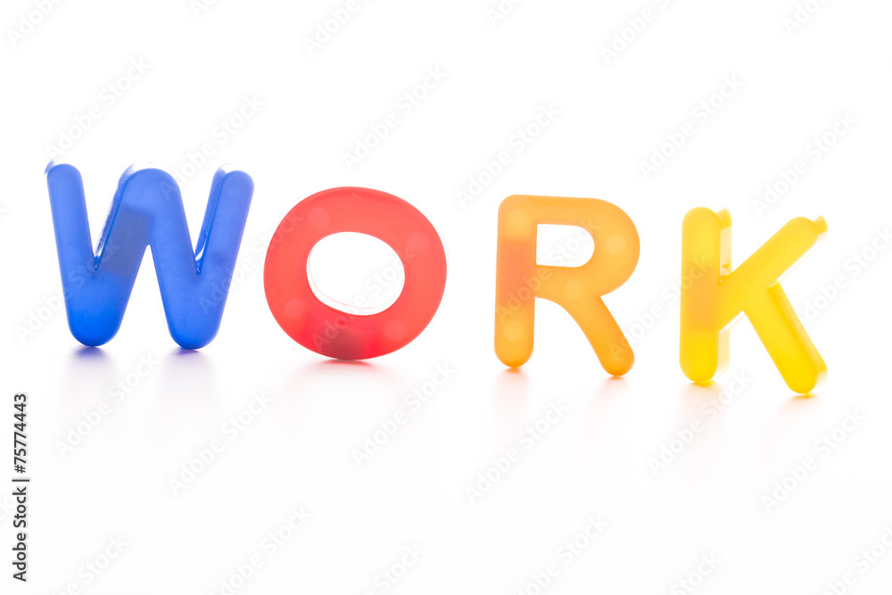 Plastic letters isolated on white background. Plastic letters isolated on white background.