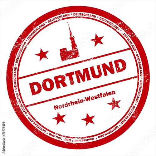 Dortmund Deutschland Nordrhein Westfalen Stempel vintage