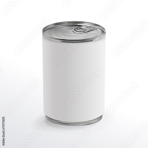 blank aluminum can