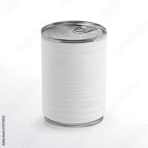 blank aluminum can