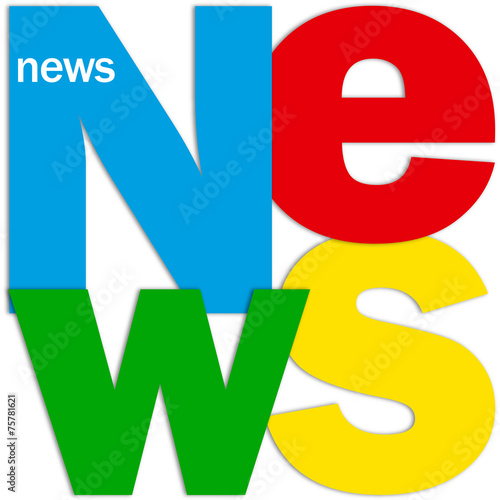 "NEWS" letters (live breaking feed web blog social media)