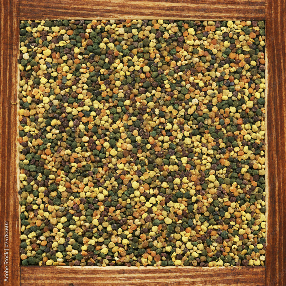 Pollen, collection of products Pollen, collection of products