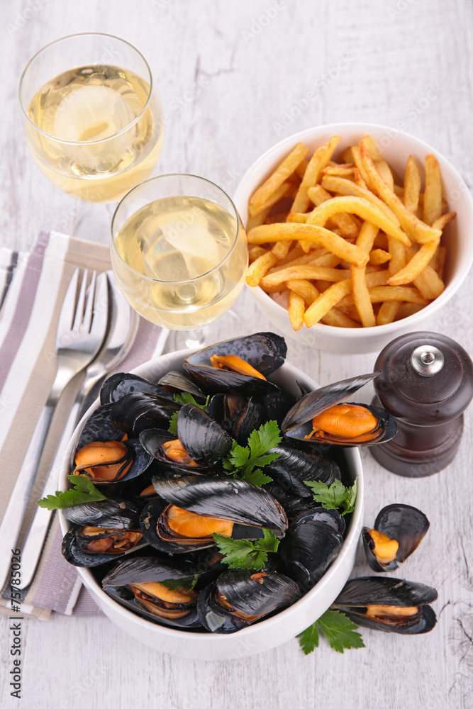 mussel and parsley mussel and parsley