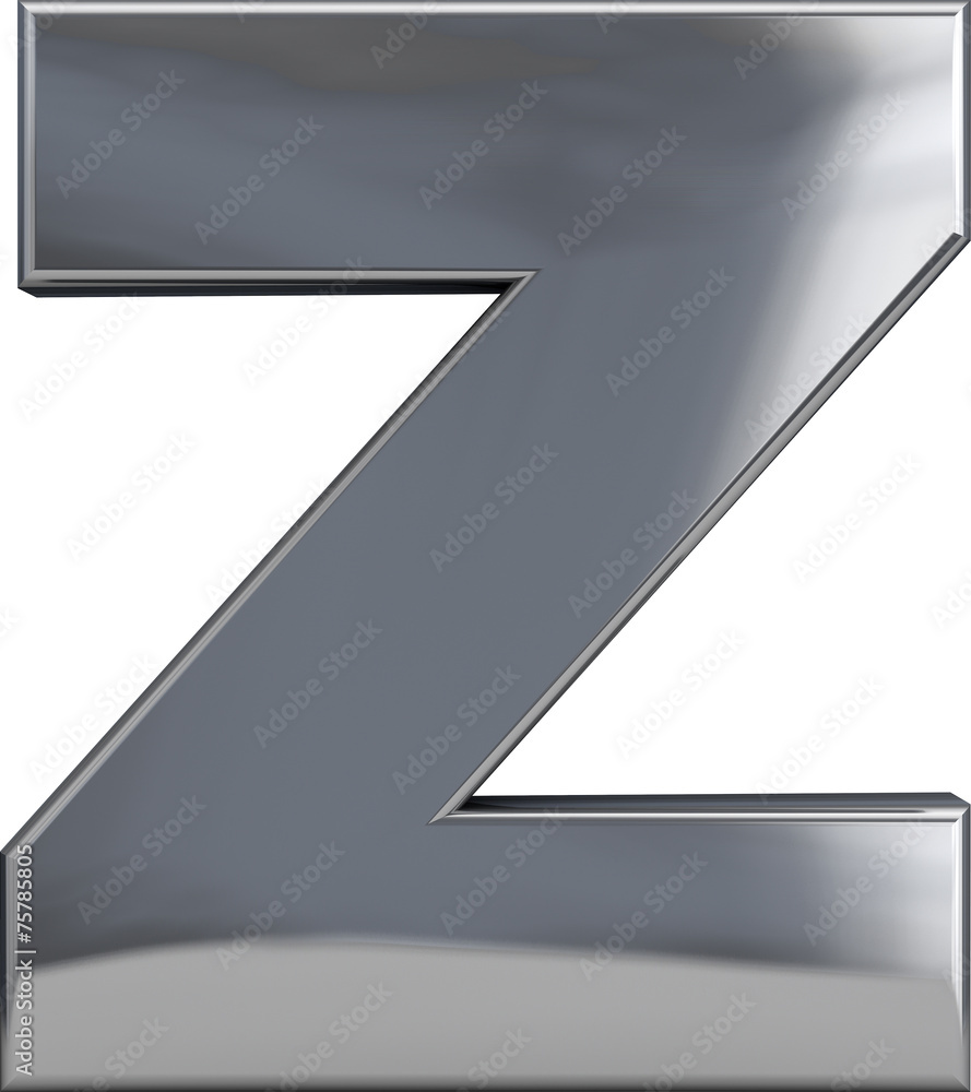 Metal Letter Z
