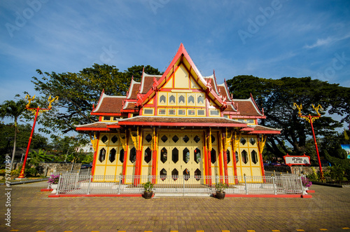 Royal pavilion at Hua Hin railway station,Hua Hin Thailand