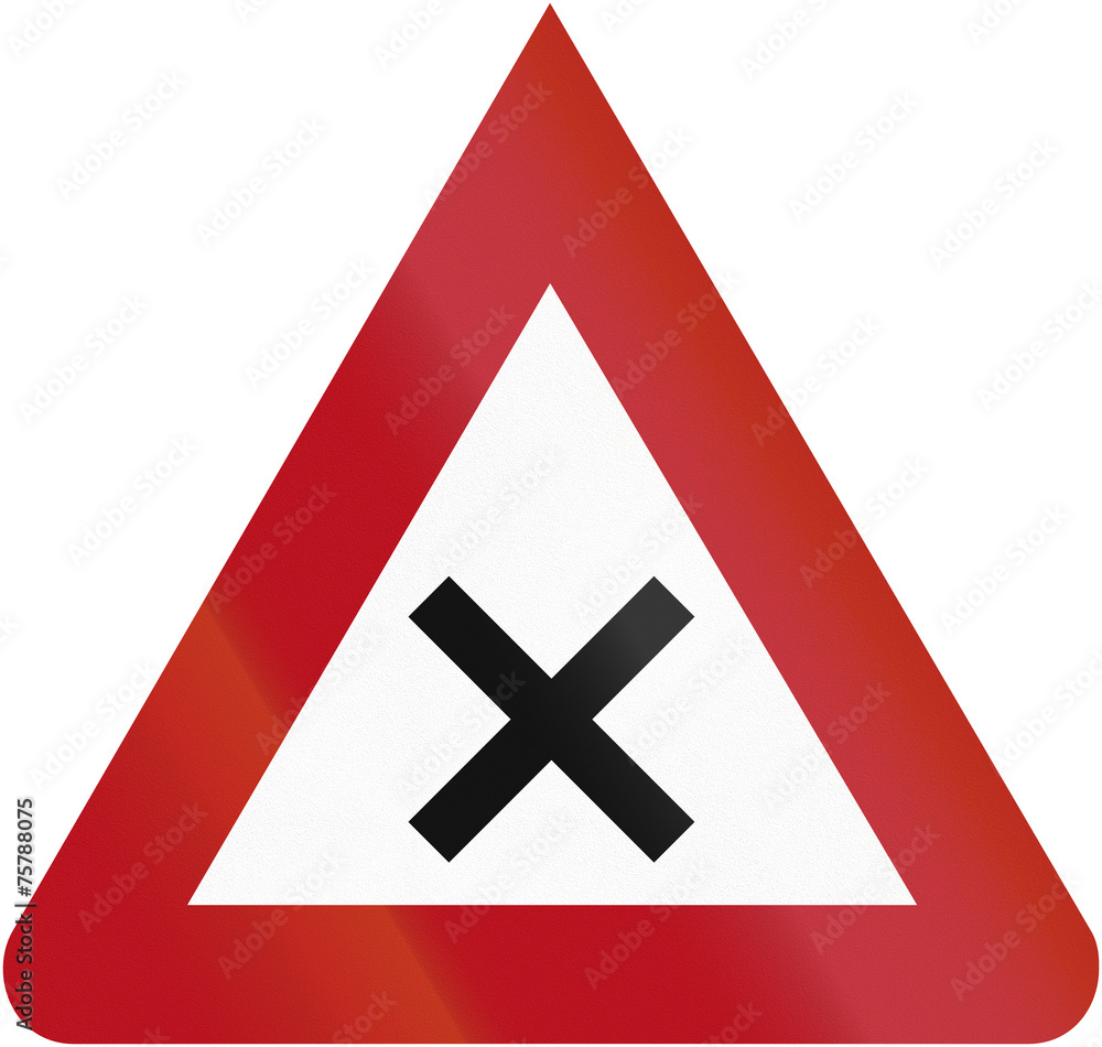 Obraz premium Highway Direction Sign 1938