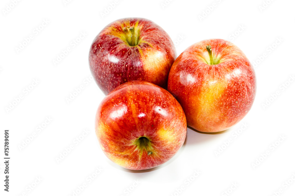 Frische rote Äpfel Frische rote Äpfel