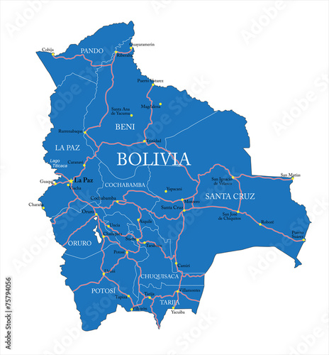 Bolivia map