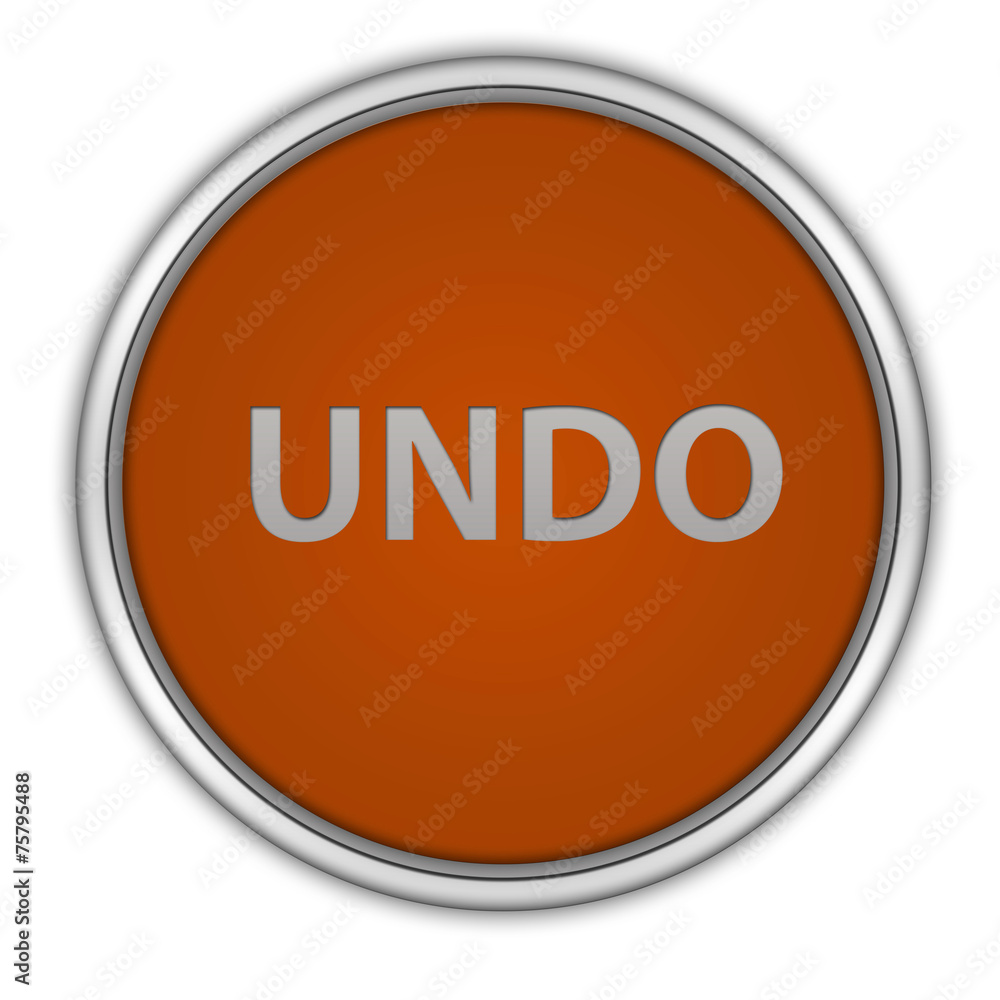 undo circular icon on white background undo circular icon on white background