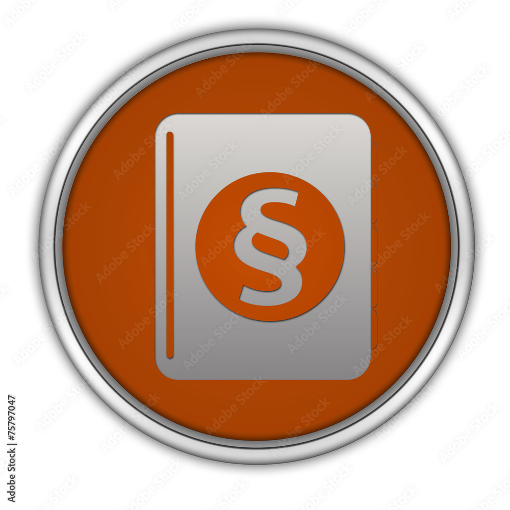 Law circular icon on white background Law circular icon on white background