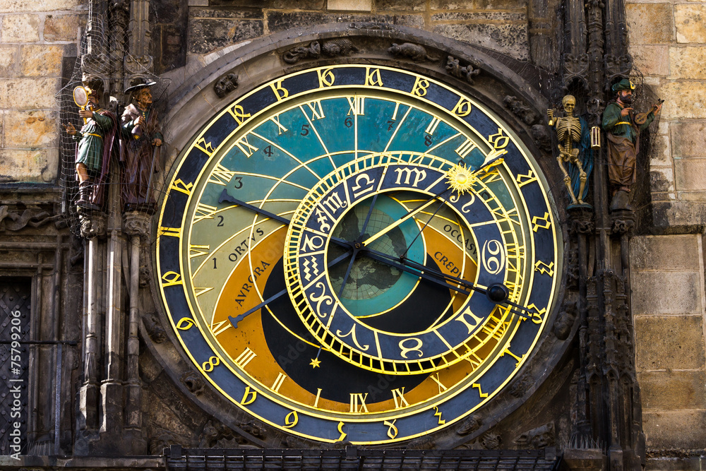 Astronomical Clock in Prague, Czech Republic Astronomical Clock in Prague, Czech Republic