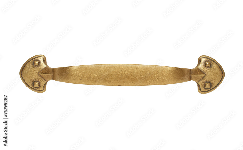 Fototapeta premium Brass furniture handle