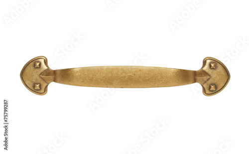 Brass furniture handle