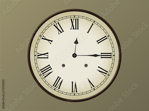 Horloge 12h15