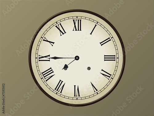 Horloge 7h45