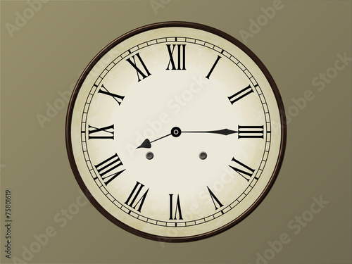 Horloge 8h15