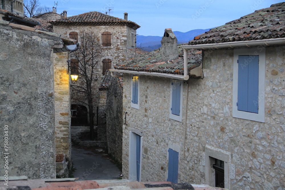 Fototapeta premium village d'Oppedette