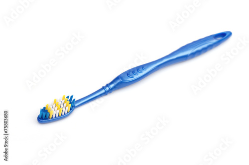 toothbrush on the white background