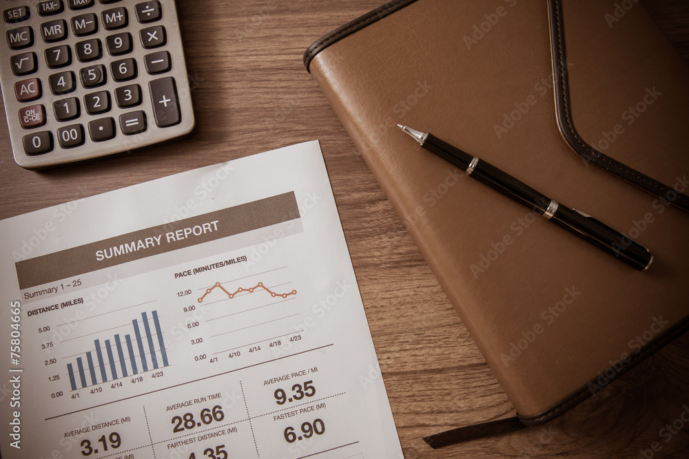 Showing business and financial report. Accounting Showing business and financial report. Accounting