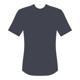 Kurzarm T-Shirt schwarz