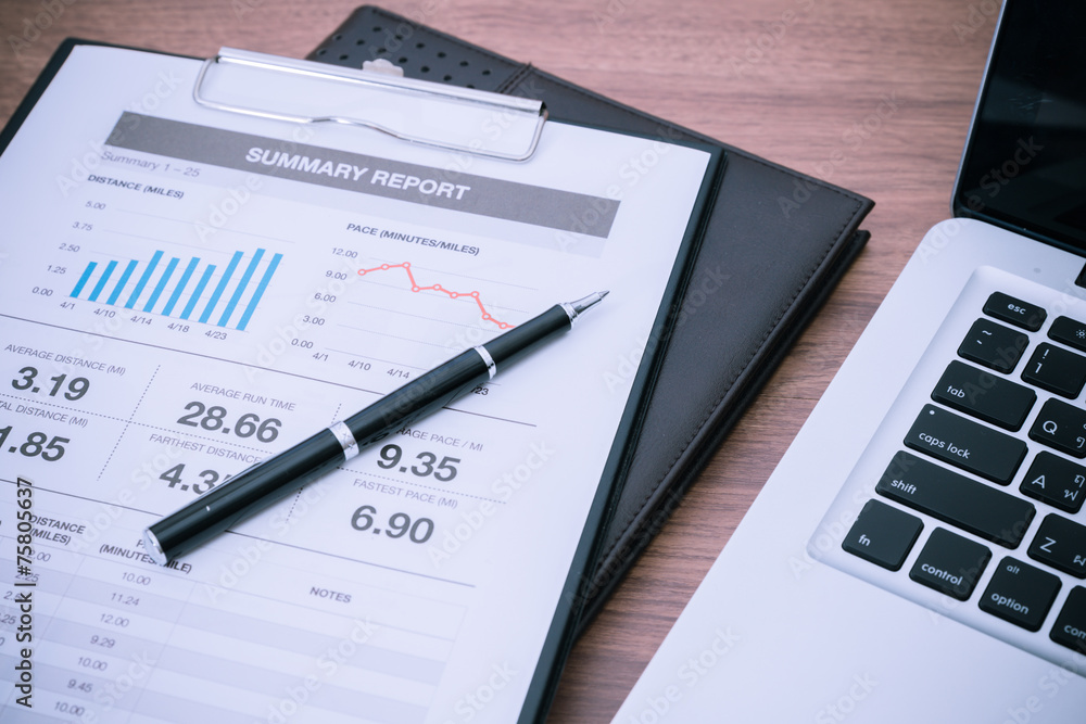 Showing business and financial report. Accounting Showing business and financial report. Accounting