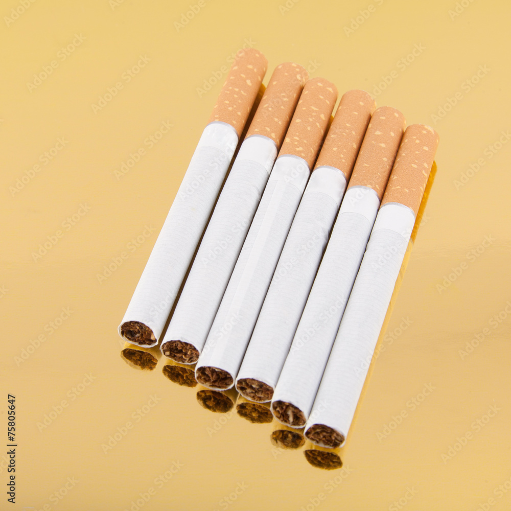 six filter cigarettes Stock Photo Adobe Stock