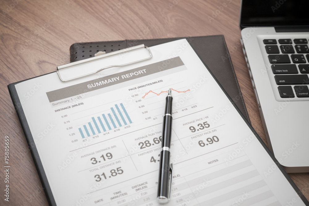 Showing business and financial report. Accounting Showing business and financial report. Accounting