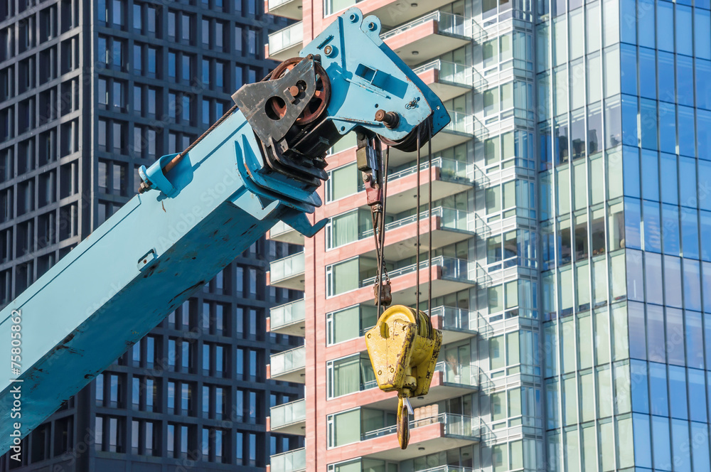 Naklejka premium Construction crane