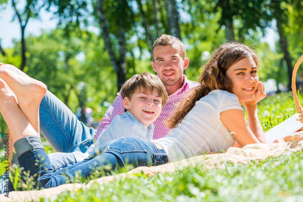 Fototapeta premium Weekend with family