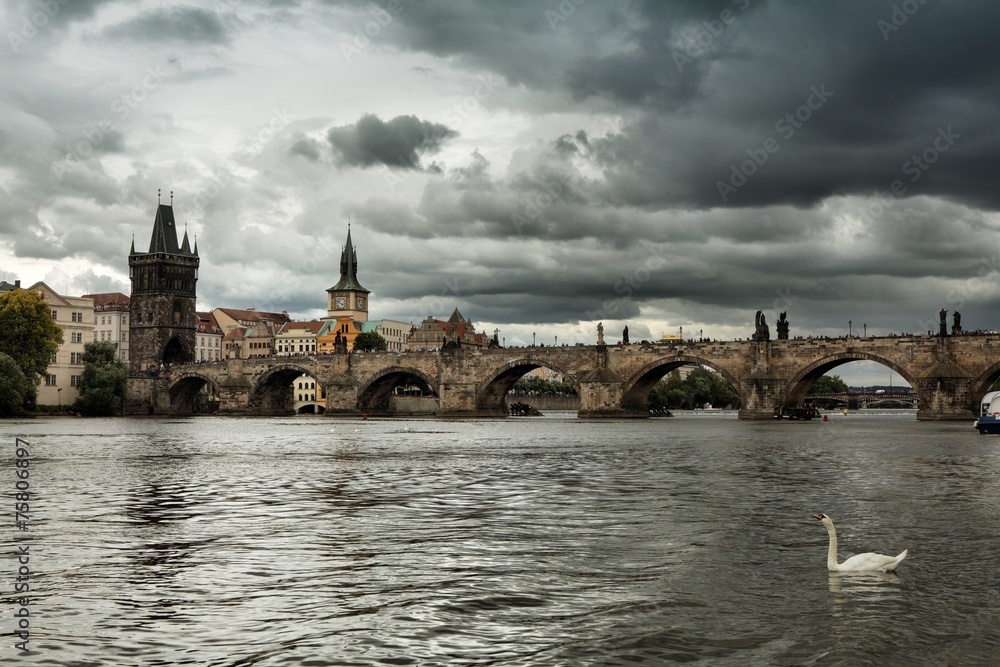 Charles Bridge in Prague, Czech Republic Charles Bridge in Prague, Czech Republic