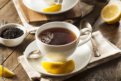 Fototapeta Naklejka Na Ścianę i Meble -  Hot Organic Black Tea