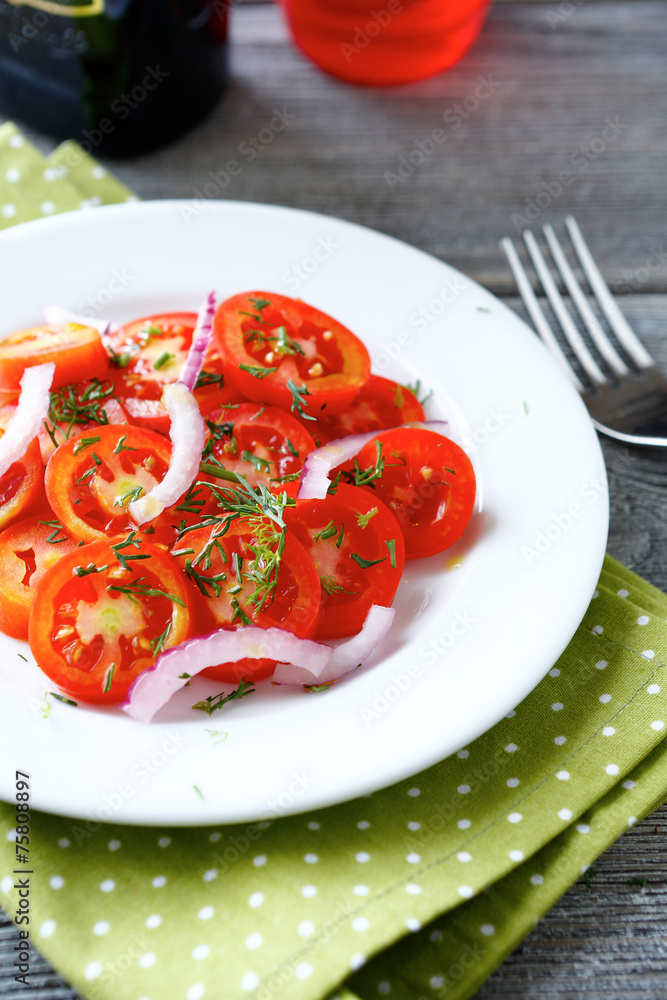Fresh salad on a plate Fresh salad on a plate