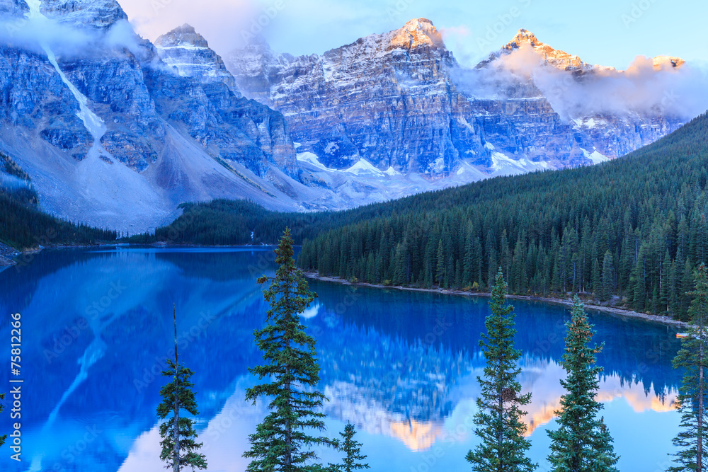 Moraine Lake in Banff National Park Stock Photo | Adobe Stock