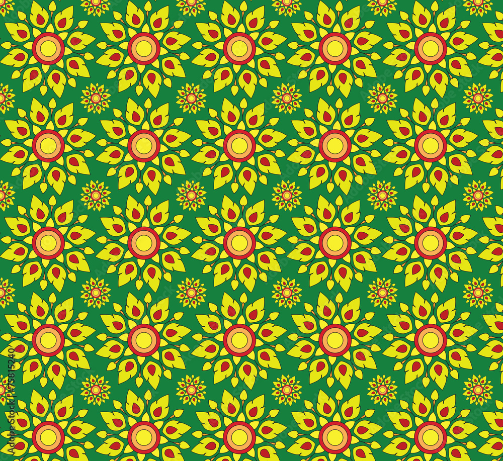 green thai texture patterns backgrounds color