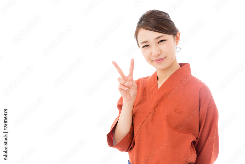 asian businesswoman on white background asian businesswoman on white background