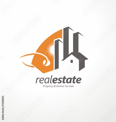 Creative symbol design for real estate company