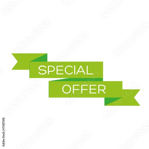 Special offer ribbon