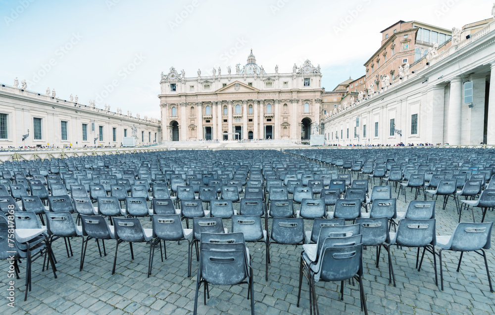 Naklejka premium St Peter Square in Vatican City