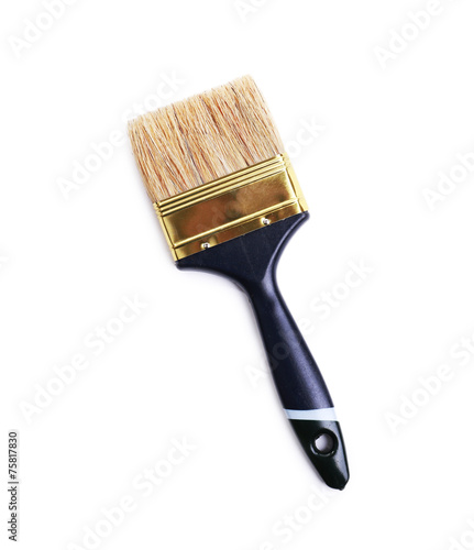 Paint brush isolated on white