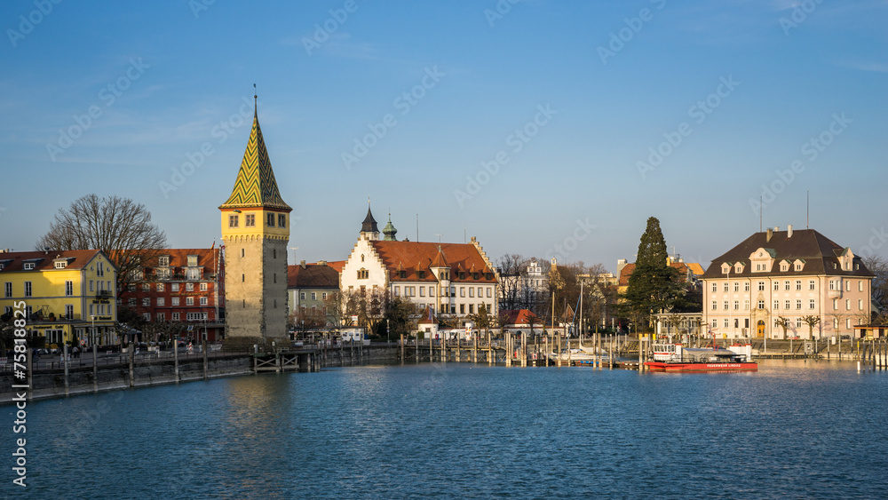 Naklejka premium Hafen Lindau