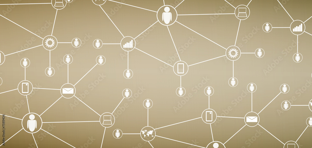 abstract social network and technology background abstract social network and technology background