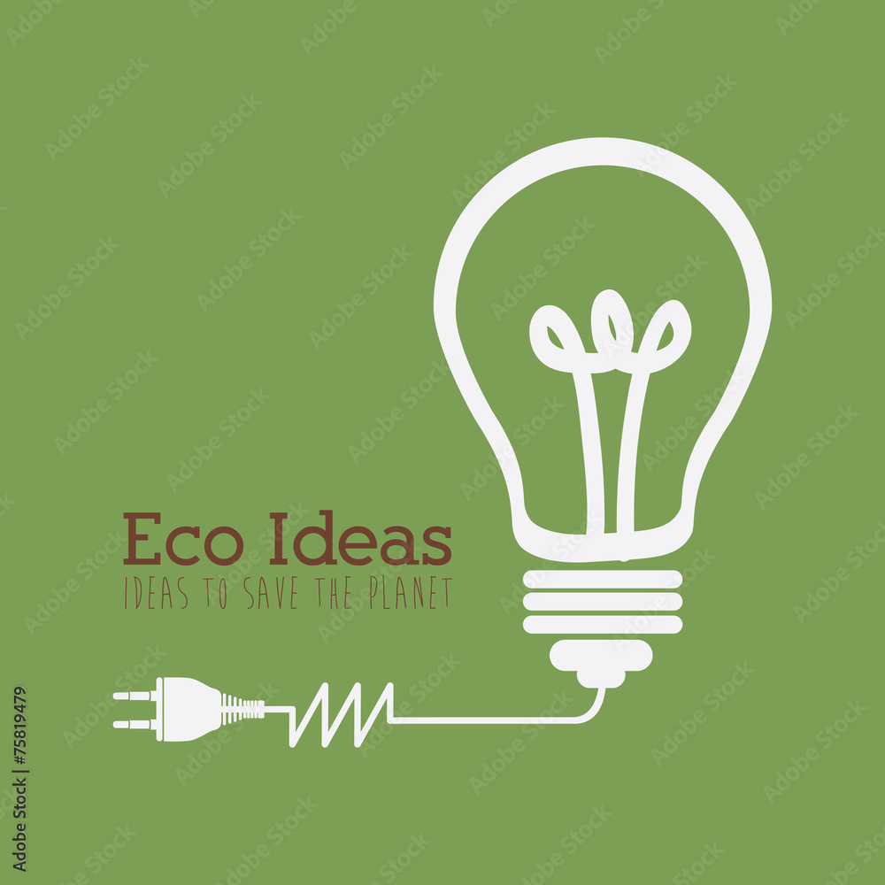 Ecology design, vector illustration. Ecology design, vector illustration.