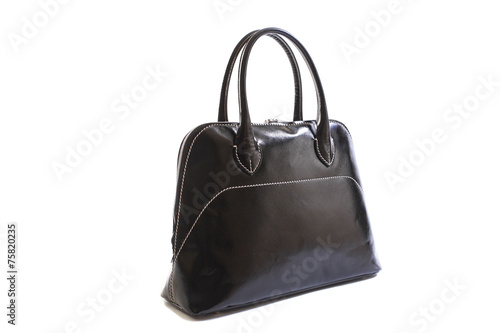 Black Leather Handbag