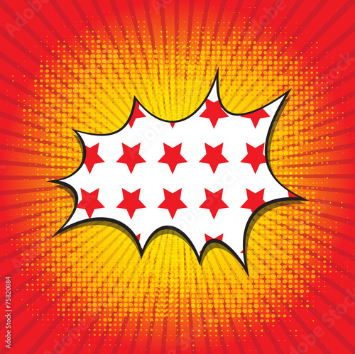 Comic speech bubble, comic backgound
