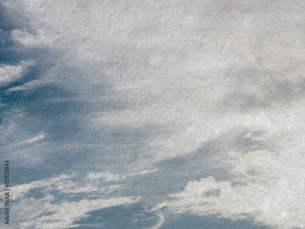 Obraz premium Abstract blue sky white cloud vintage style