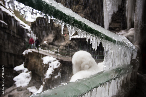 breitachklamm in germany photo