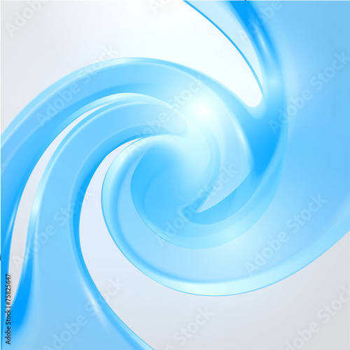 Abstract waving blue background