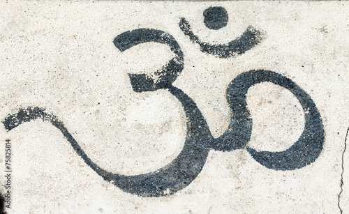 Obraz na płótnie Om Symbol